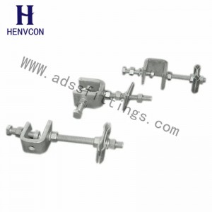 Overhead fiber optic cable fittings down lead clamp for towerpole2